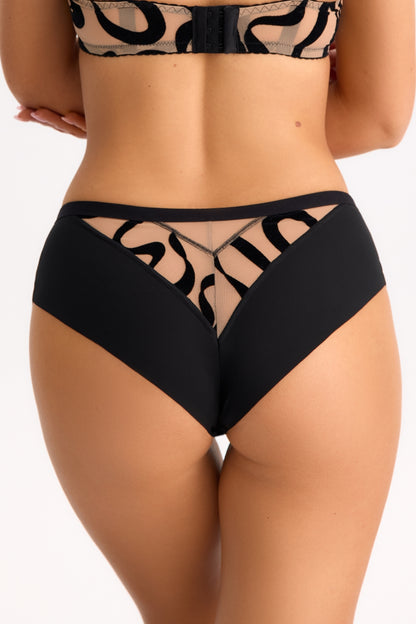Calzón Agat Negro-Beige